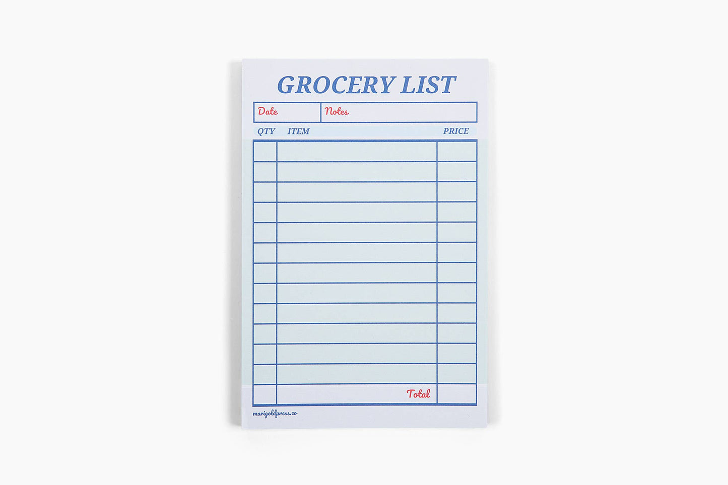 Guest Check Notepad Grocery List | Retro Diner To Do List Pad