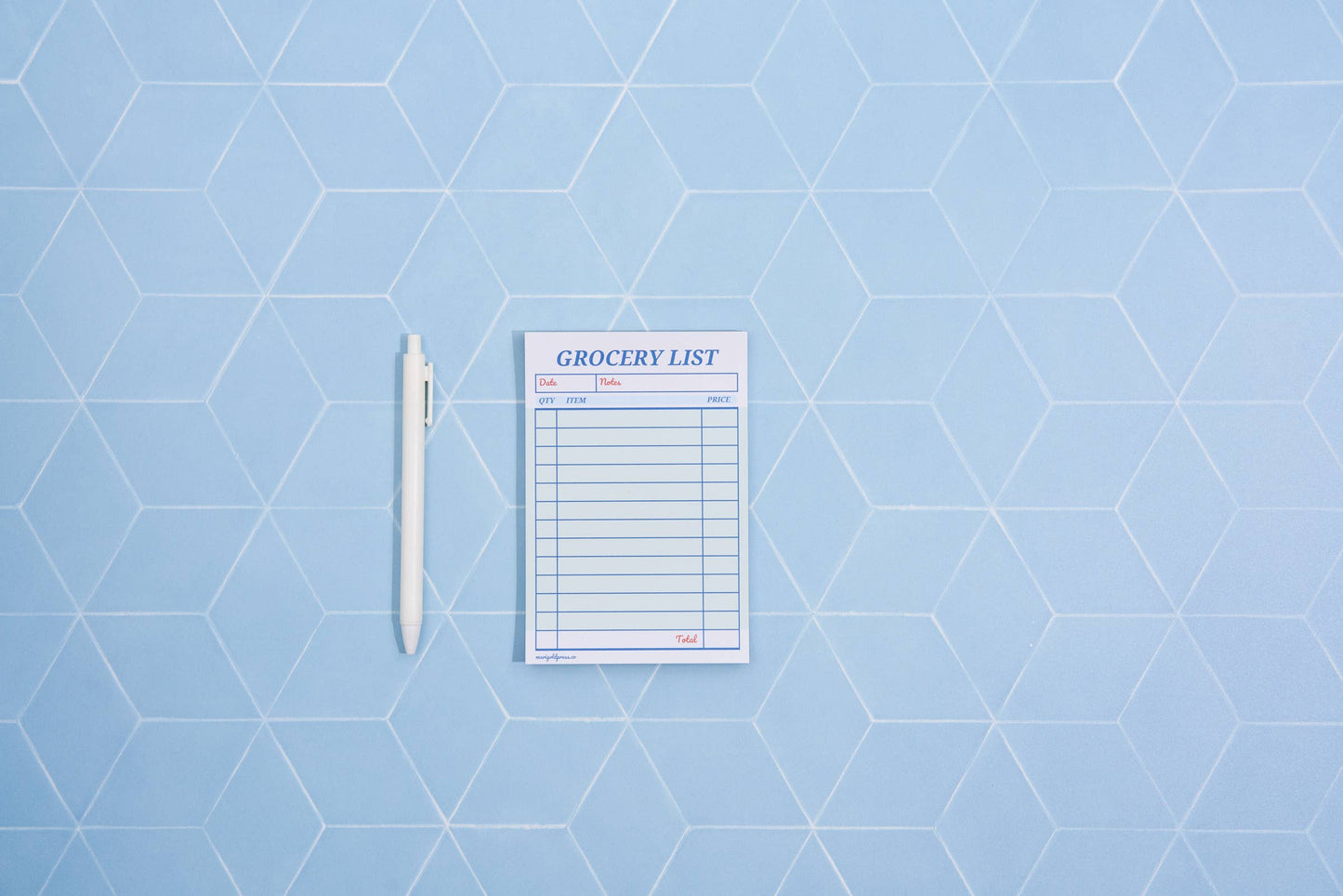 Guest Check Notepad Grocery List | Retro Diner To Do List Pad