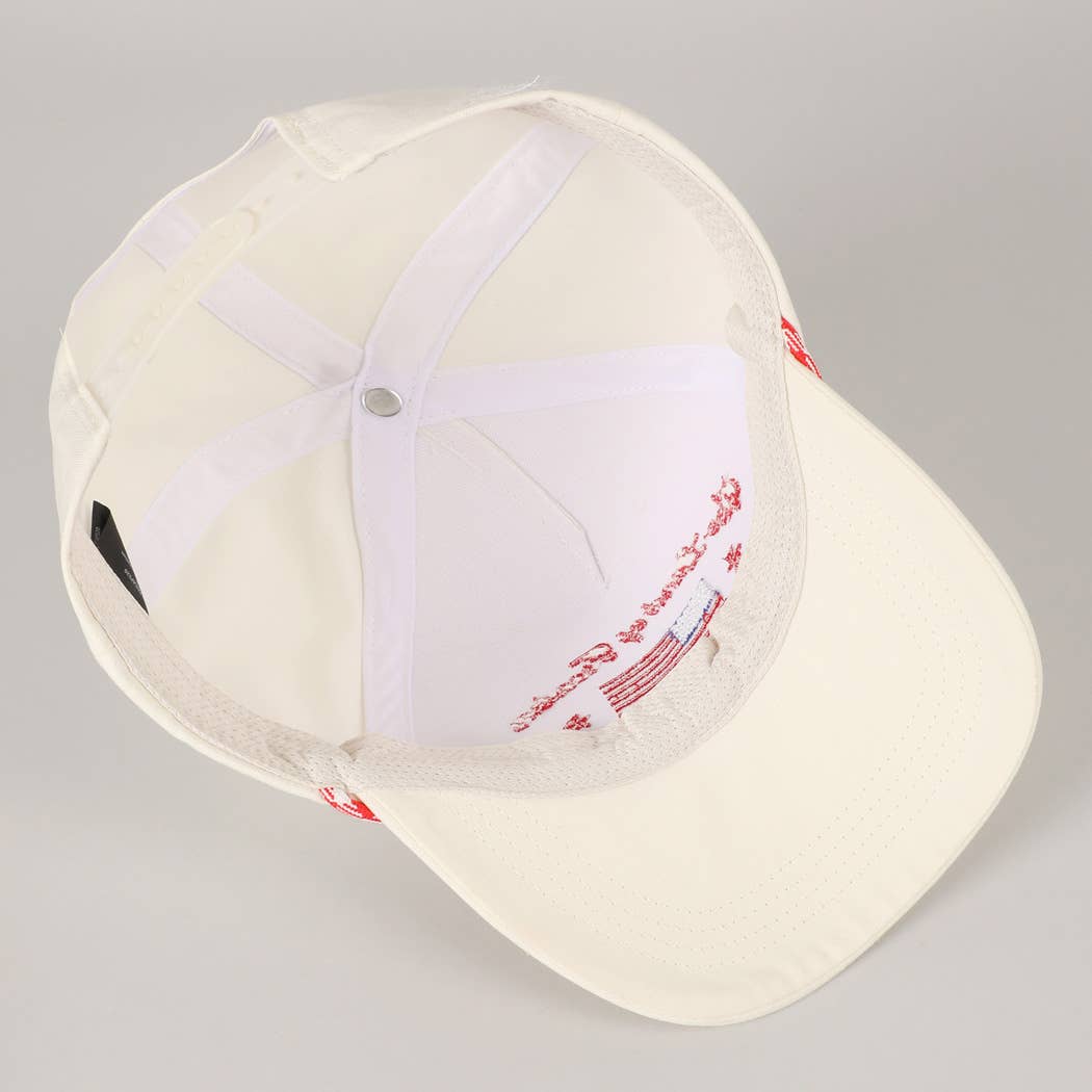 Land of Freedom American Flag Trucker Hat | Embroidered Patriotic Cap